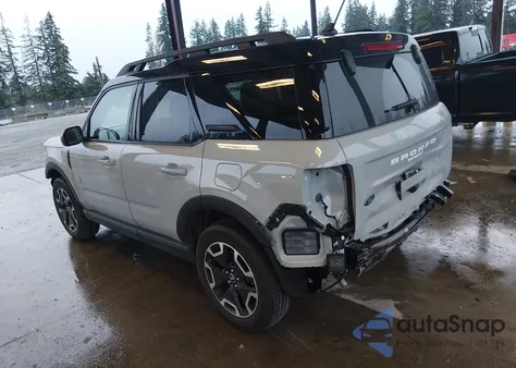 2023 Ford Bronco Sport Outer Banks z USA, uszkodzony, nr VIN 3FMCR9C61PRD16827